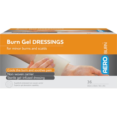 Aeroburn Burn Dressing, 4"X4" ABD10
