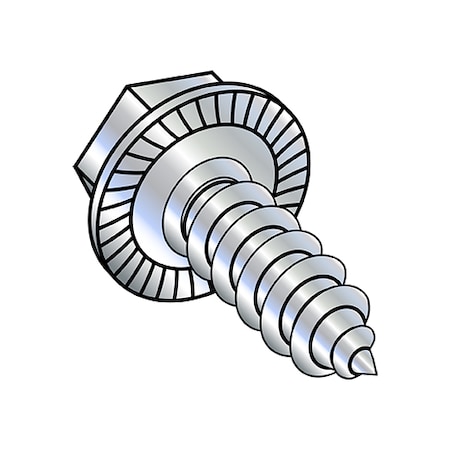 Zoro Select Self-Drilling Screw, 3/8