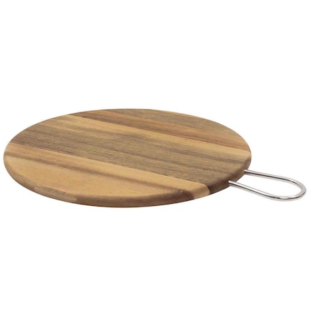 Tablecraft Acacia Rnd Display Board, 12"X.6" ACAMR12