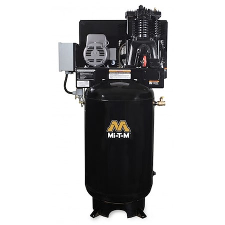 Mi-T-M Vertical Air Compressor, 5 HP, 230V ACS-23305-80V