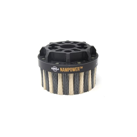 Nampower Brush NAMPOWER ADD1003880 Abrasive Disc Brush, Dot Style, 100mm Diameter, 38mm Trim, 80 Grit ADD1003880