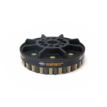 Nampower Brush NAMPOWER ADD1501880 Abrasive Disc Brush, Dot Style, 150mm Diameter, 18mm Trim, 80 Grit ADD1501880