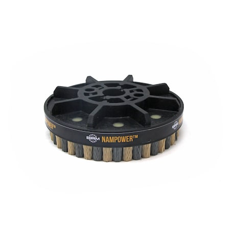 Nampower Brush NAMPOWER ADD15018320 Abrasive Disc Brush, Dot Style, 150mm Diameter, 18mm Trim, 320 Grit ADD15018320
