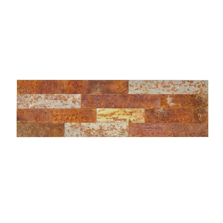 Aspect Panel Distressed Metal 6X24 Tarnished Ti ADM13