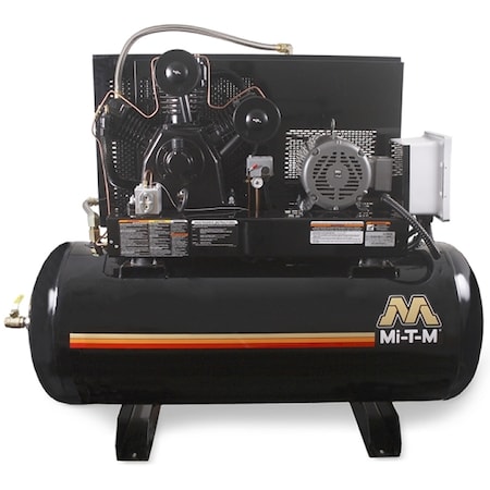 Mi-T-M M Series Horizontal Air Compressor, 10 H ADS-46310-120HM