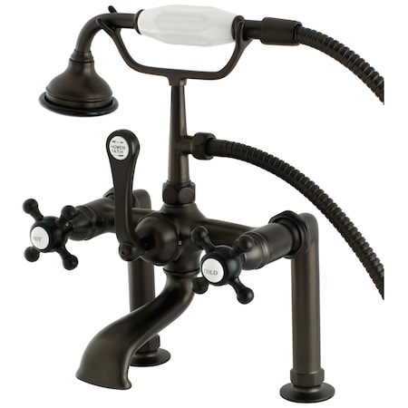 Kingston Brass Deck-Mount Clawfoot Tub Faucet, Oil Rubbed Bronze, Deck Mount AE103T5BX