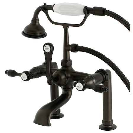Kingston Brass Deck-Mount Clawfoot Tub Faucet, Oil Rubbed Bronze, Deck Mount AE103T5TAL