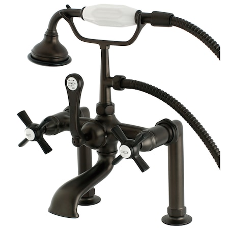 Kingston Brass Deck-Mount Clawfoot Tub Faucet, Oil Rubbed Bronze, Deck Mount AE103T5ZX