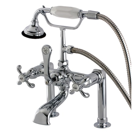 Kingston Brass Deck-Mount Clawfoot Tub Faucet, Polished Chrome, Deck Mount AE104T1TX
