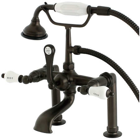 Kingston Brass Deck-Mount Clawfoot Tub Faucet, Oil Rubbed Bronze, Deck Mount AE107T5