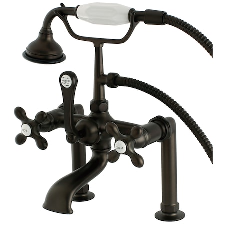 Kingston Brass Deck-Mount Clawfoot Tub Faucet, Oil Rubbed Bronze, Deck Mount AE109T5