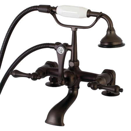 Kingston Brass Deck-Mount Clawfoot Tub Faucet, Oil Rubbed Bronze, Deck Mount AE203T5