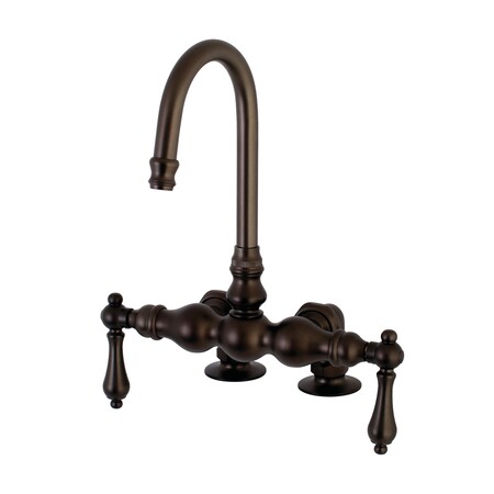 Kingston Brass Deck-Mount Clawfoot Tub Faucet, Oil Rubbed Bronze, Deck Mount AE91T5