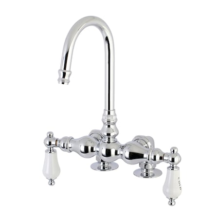 Kingston Brass Deck-Mount Clawfoot Tub Faucet, Polished Chrome, Deck Mount AE96T1