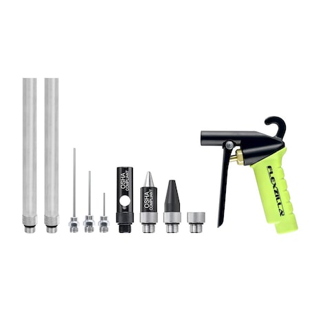 Flexzilla X1 Blow Gun Kit, 10-Piece AG1500FZKIT