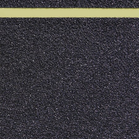 Nmc Striped Grit Cleat Glow Stripe Vinyl Proprietary Grit Size, Black, 6" W x 24" L AGT39GL