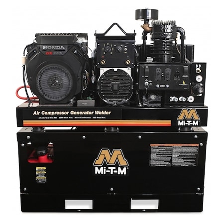 Mi-T-M Two Stage Compressor/Generator/Welder, 6 AGW-SH22-20M