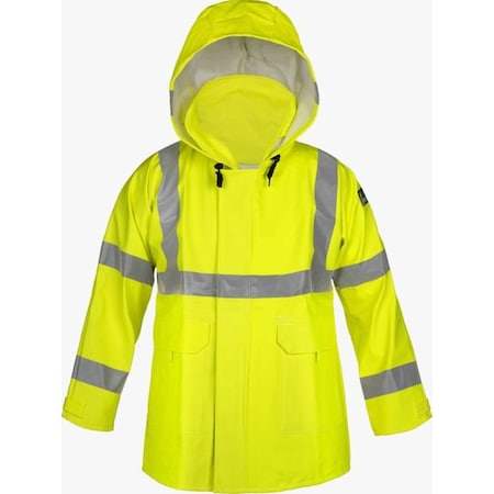 LAKELAND Arc-Fr, Rain Jacket, L/Y AJPU10LY-LG