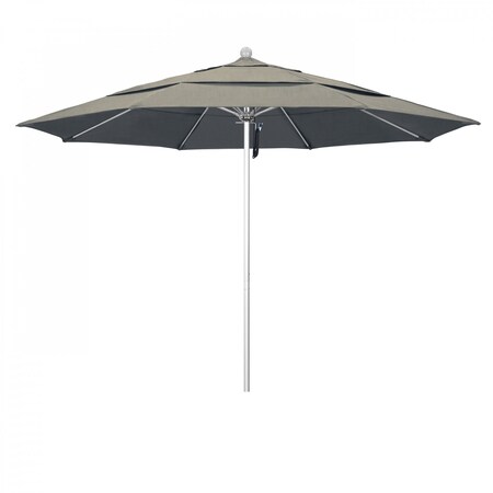 California Umbrella Patio Umbrella, Octagon, 107" H, Sunbrella Fabric, Spectrum Dove 194061000021