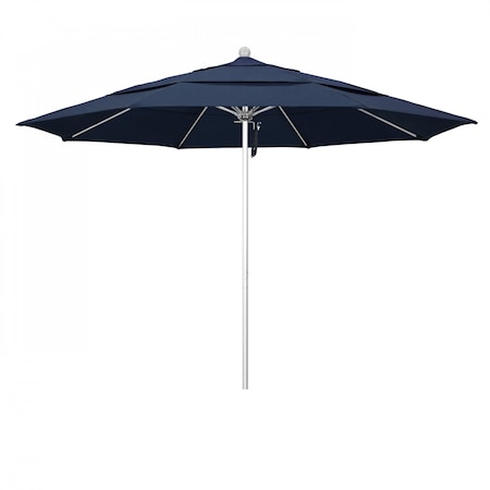 California Umbrella Patio Umbrella, Octagon, 107" H, Sunbrella Fabric, Spectrum Indigo 194061000038