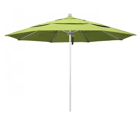 California Umbrella Patio Umbrella, Octagon, 107" H, Sunbrella Fabric, Parrot 194061000113