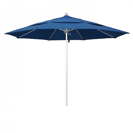 California Umbrella Patio Umbrella, Octagon, 107" H, Sunbrella Fabric, Regatta 194061000342