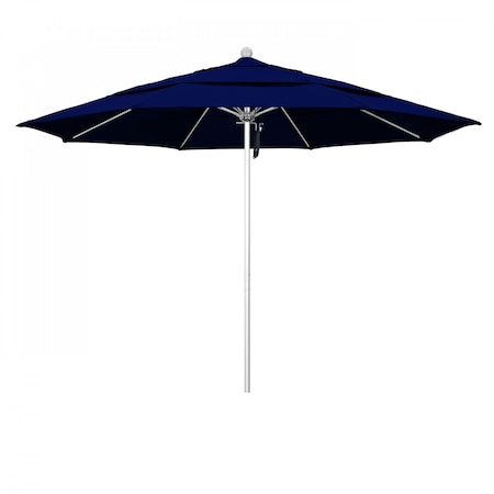 California Umbrella Patio Umbrella, Octagon, 107" H, Sunbrella Fabric, True Blue 194061000359