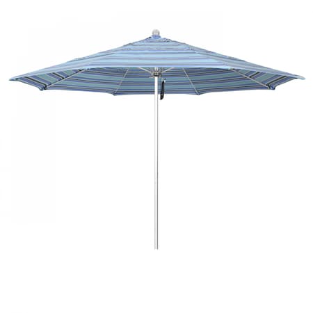 California Umbrella Patio Umbrella, Octagon, 107" H, Sunbrella Fabric, Dolce Oasis 194061000373