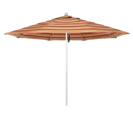 California Umbrella Patio Umbrella, Octagon, 107" H, Sunbrella Fabric, Astoria Sunset 194061000397