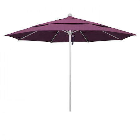 California Umbrella Patio Umbrella, Octagon, 107" H, Sunbrella Fabric, Iris 194061000427