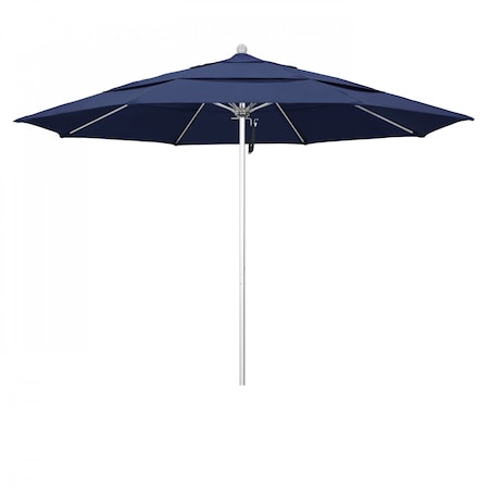 California Umbrella Patio Umbrella, Octagon, 107" H, Olefin Fabric, Navy 194061000472