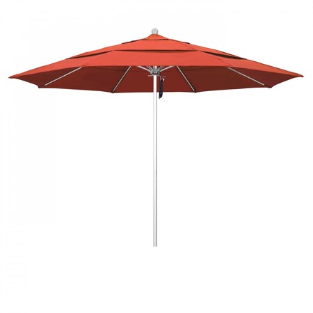 California Umbrella Patio Umbrella, Octagon, 107" H, Olefin Fabric, Sunset 194061000526