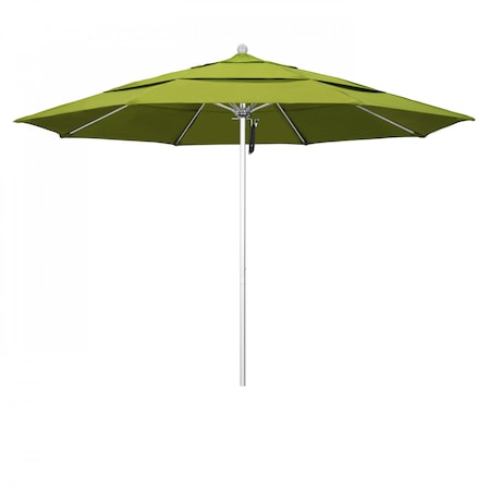 California Umbrella Patio Umbrella, Octagon, 107" H, Pacifica Fabric, Ginkgo 194061000687