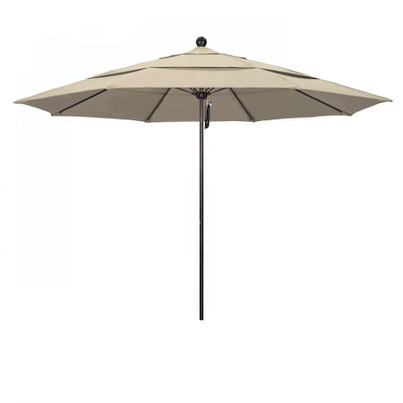 CALIFORNIA UMBRELLA Patio Umbrella, Octagon, 107" H, Sunbrella Fabric, Beige 194061001059