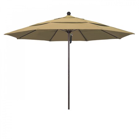 California Umbrella Patio Umbrella, Octagon, 107" H, Olefin Fabric, Champagne 194061001394