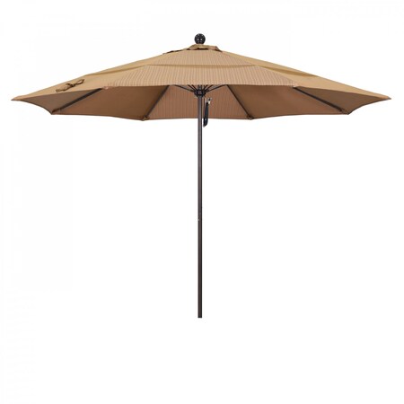 California Umbrella Patio Umbrella, Octagon, 107" H, Olefin Fabric, Terrace Sequoia 194061001455