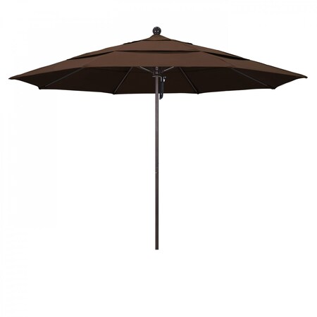 California Umbrella Patio Umbrella, Octagon, 107" H, Pacifica Fabric, Mocha 194061001585