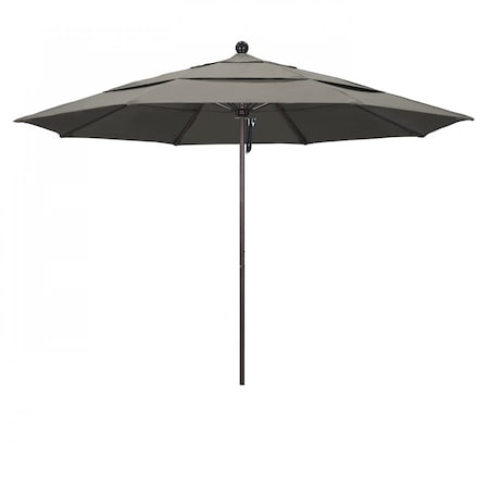 California Umbrella Patio Umbrella, Octagon, 107" H, Pacifica Fabric, Taupe 194061001660