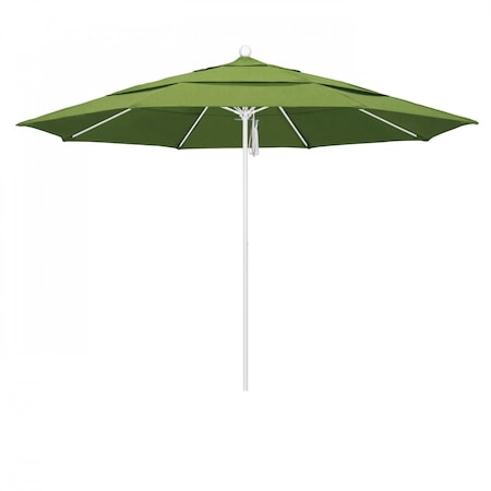 California Umbrella Patio Umbrella, Octagon, 107" H, Sunbrella Fabric, Spectrum Cilantro 194061001691