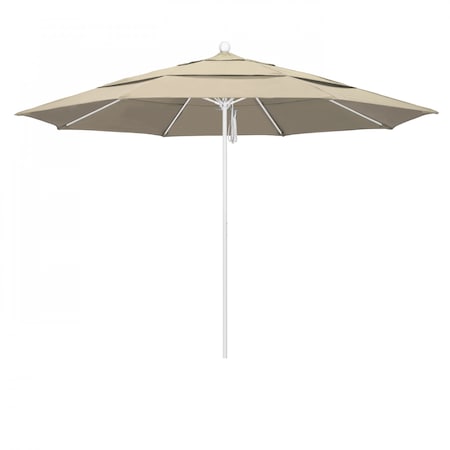 California Umbrella Patio Umbrella, Octagon, 107" H, Sunbrella Fabric, Beige 194061001899