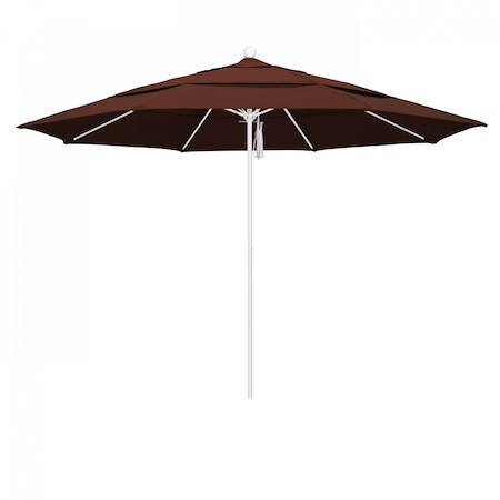 California Umbrella Patio Umbrella, Octagon, 107" H, Sunbrella Fabric, Bay Brown 194061001929