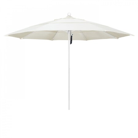 California Umbrella Patio Umbrella, Octagon, 107" H, Sunbrella Fabric, Canvas 194061001967