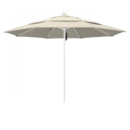 California Umbrella Patio Umbrella, Octagon, 107" H, Olefin Fabric, Beige 194061002179
