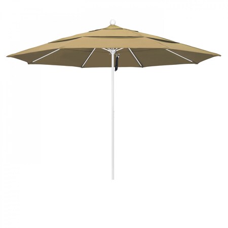 California Umbrella Patio Umbrella, Octagon, 107" H, Olefin Fabric, Champagne 194061002230