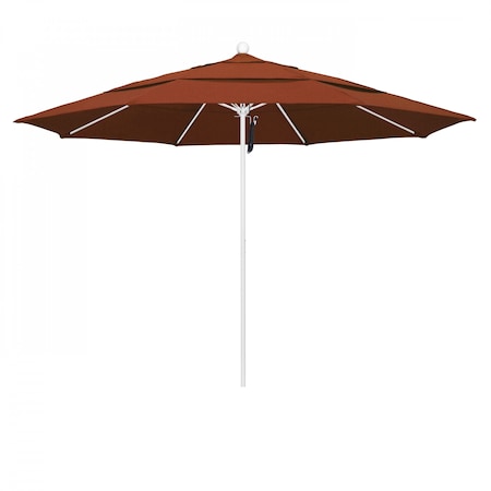California Umbrella Patio Umbrella, Octagon, 107" H, Olefin Fabric, Terracotta 194061002247