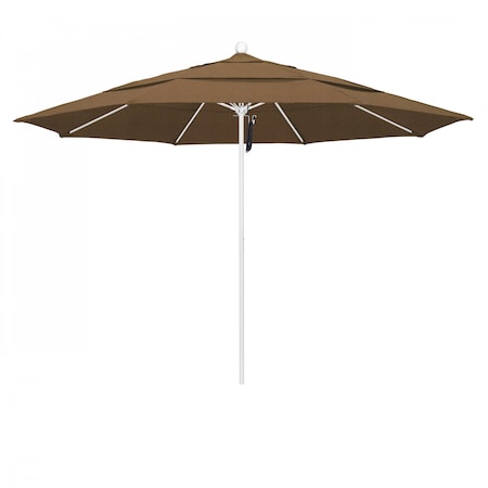 California Umbrella Patio Umbrella, Octagon, 107" H, Olefin Fabric, Woven Sesame 194061002278