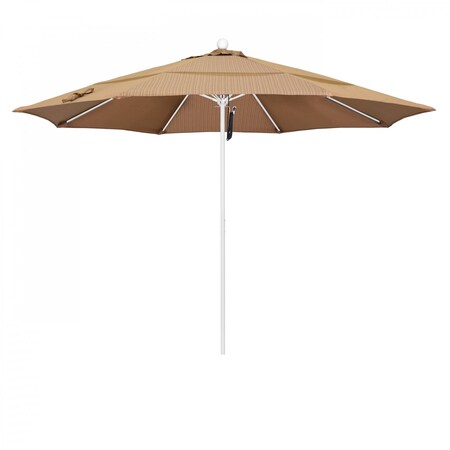 California Umbrella Patio Umbrella, Octagon, 107" H, Olefin Fabric, Terrace Sequoia 194061002292