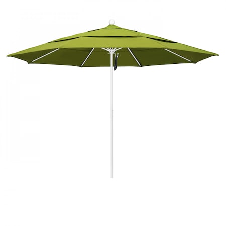 California Umbrella Patio Umbrella, Octagon, 107" H, Pacifica Fabric, Ginkgo 194061002360