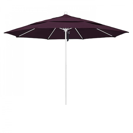 California Umbrella Patio Umbrella, Octagon, 107" H, Pacifica Fabric, Purple 194061002513