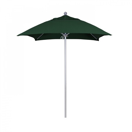 California Umbrella Patio Umbrella, Square, 103.13" H, Sunbrella Fabric, Forest Green 194061002582